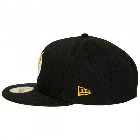 アメコミ NEW ERA - DC COMICS THE FLASH ZOOM NEW ERA 7 5/8 The Flash Logo DC Comics Black Colorway New Era 59Fifty